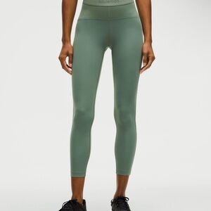 NWT Lululemon License to Train High-Rise Tight 25" *Logo
Grey Eucalyptus Size 2